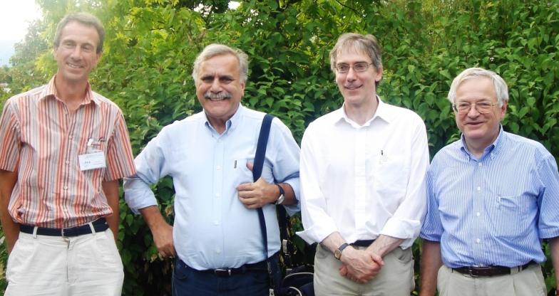 IFCS Presidents Henk Kiers, Carlo Lauro, David Hand, and Hans-Hermann Bock